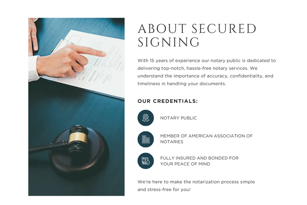 WELCOME TO SECURED SIGNING